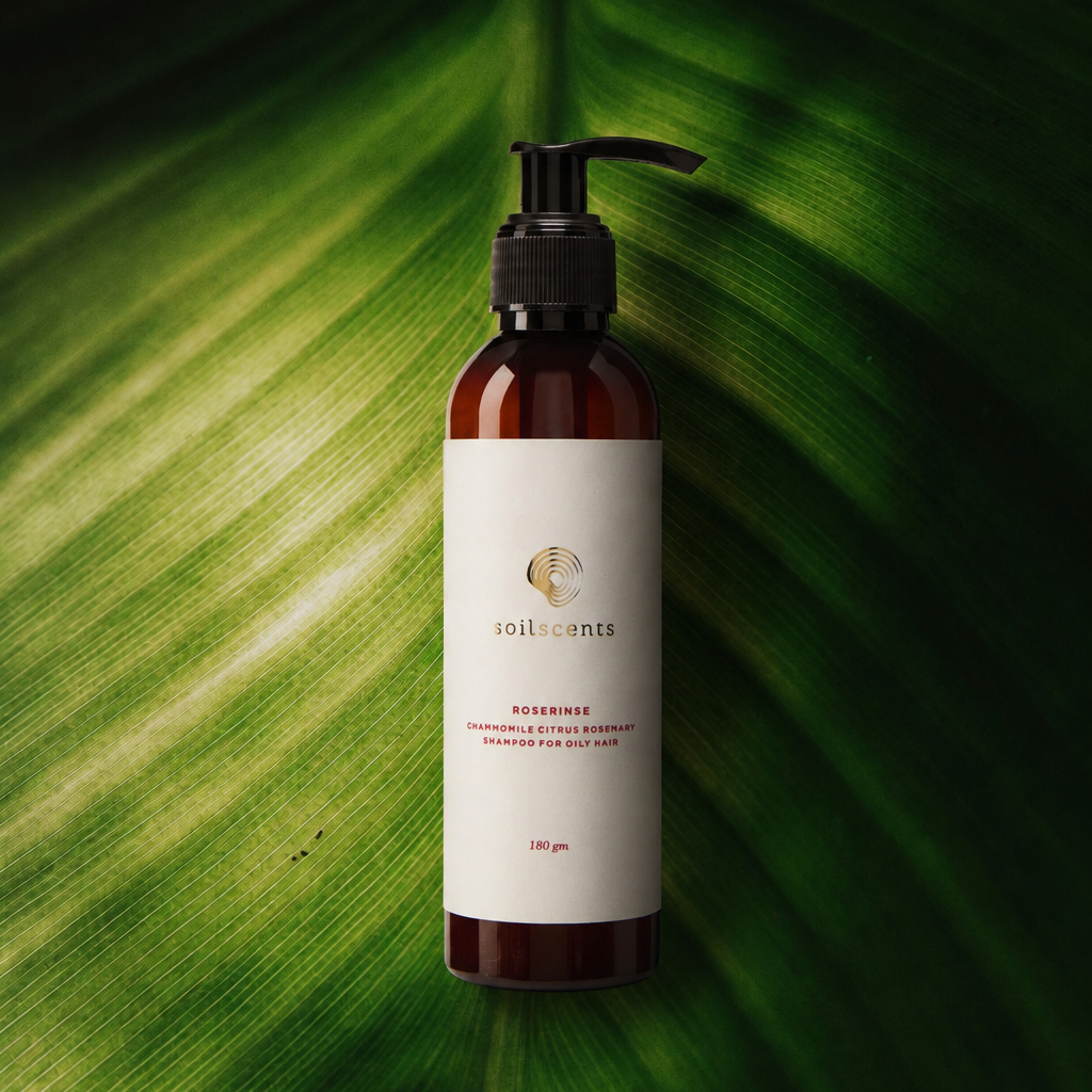 Roserinse - Chammomile citrus rosemary shampoo for oily hair
