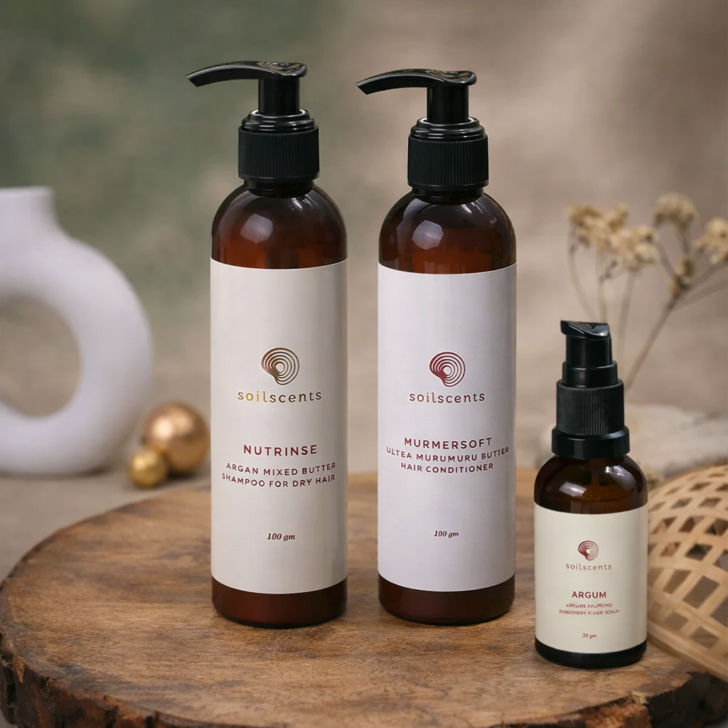 Ultimate Self Care Combo- A complete hair care kit with Nutrinse, Murmersoft and Argum