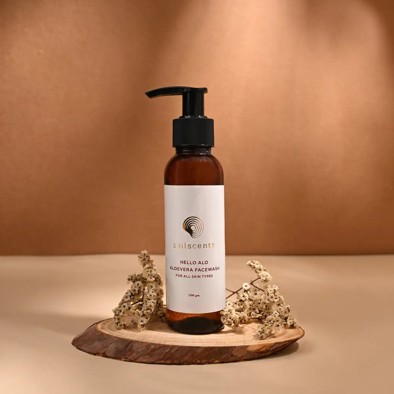Hello alo - aloevera face wash for all skin types