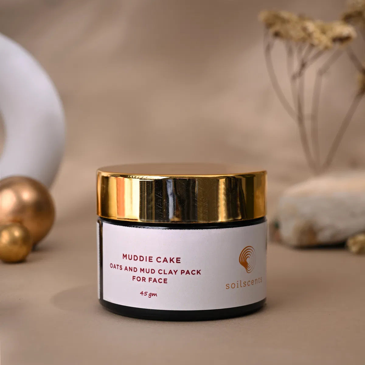 MUDDIE CAKE - OATS AND MUD CLAY PACK FOR FACE