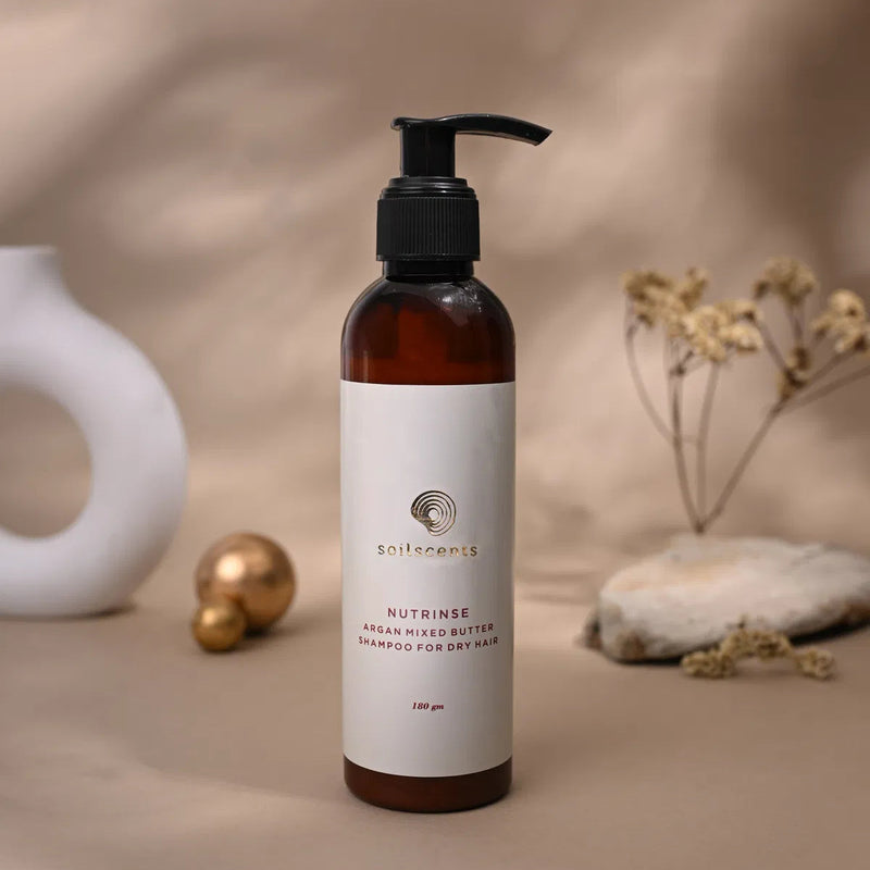 Nut-rinse - argan mixed butter shampoo for dry hair