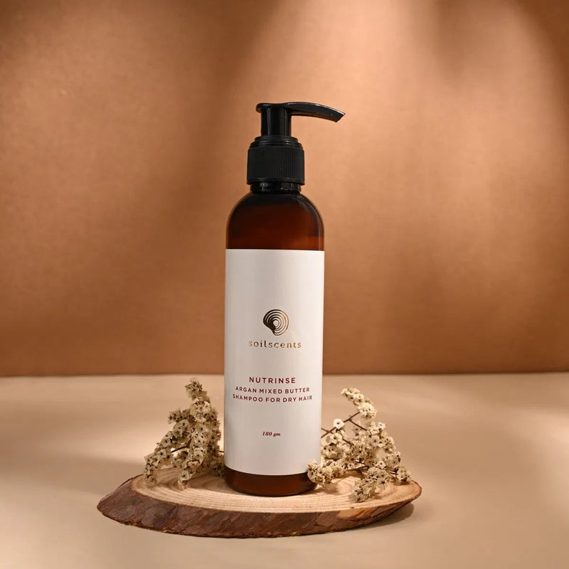 Nut-rinse - argan mixed butter shampoo for dry hair