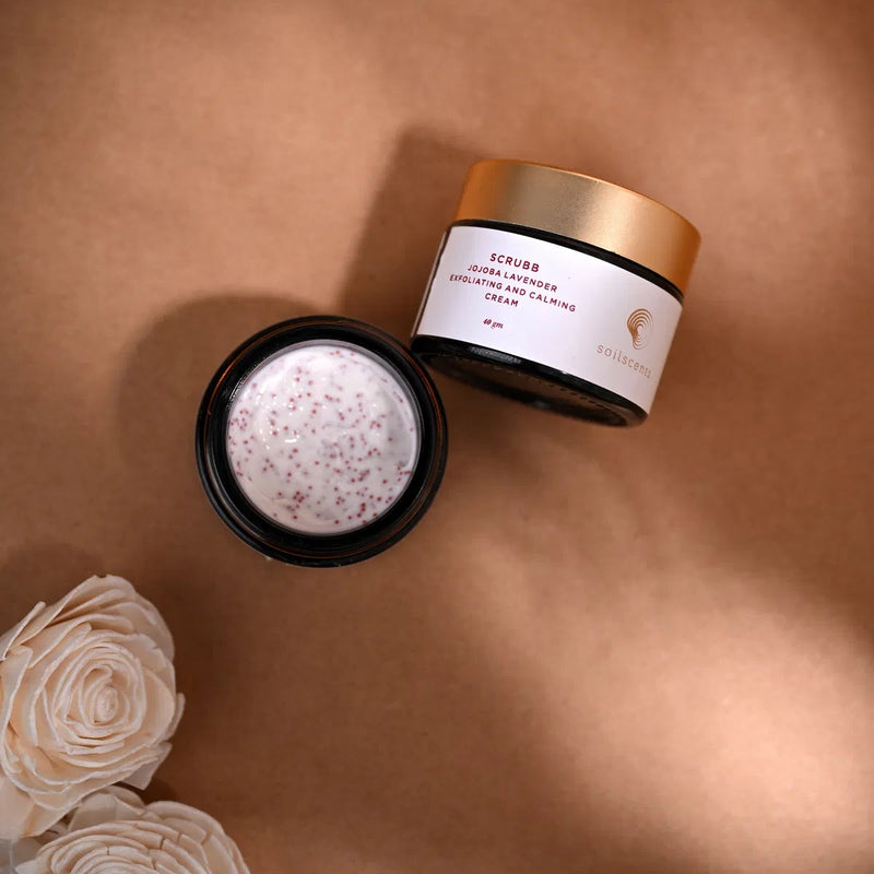 Scrubb - jojoba lavender exfoliating and calming cream