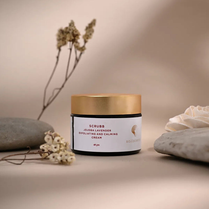 Scrubb - jojoba lavender exfoliating and calming cream